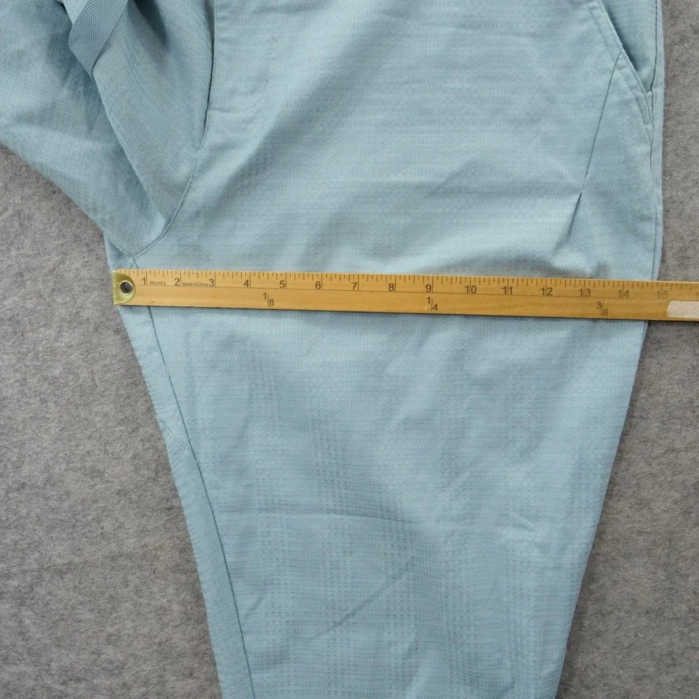 Adidas Pants Mens Extra Large Light Blue Adicross Futura Golf Belted Flat Front